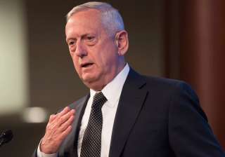 File pic of US Defense Secretary Jim Mattis -... File pic of US Defense Secretary Jim Mattis -...