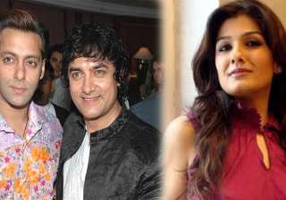 Raveena Tandon on Salman Khan and Aamir Khan - India TV Raveena Tandon on Salman Khan and Aamir Khan - India TV