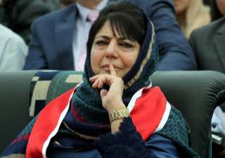 Mehbooba Mufti asks Pakistan to stop supporting... Mehbooba Mufti asks Pakistan to stop supporting...