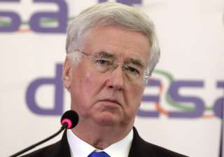 British Defence Secy Michael Fallon will arrive... British Defence Secy Michael Fallon will arrive...