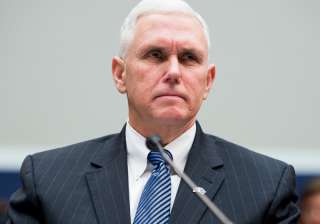 File pic of US Vice President Mike Pence - India... File pic of US Vice President Mike Pence - India...