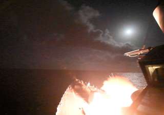 USS Porter (DDG 78) launches a tomahawk land... USS Porter (DDG 78) launches a tomahawk land...