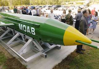 File pic - GBU-43B or massive ordnance air blast... File pic - GBU-43B or massive ordnance air blast...