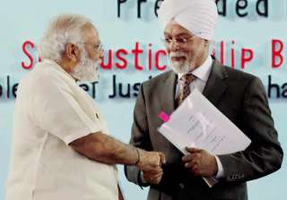 Modi assured CJI Khehar of govt's help in... Modi assured CJI Khehar of govt's help in...