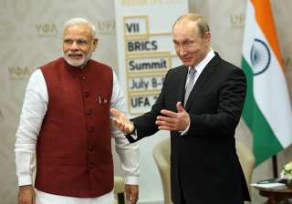 File pic of PM Modi and Russian President Putin... File pic of PM Modi and Russian President Putin...