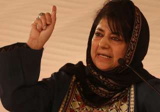 File pic of Mehbooba Mufti - India TV File pic of Mehbooba Mufti - India TV