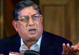 N Srinivasan cannot represent BCCI at ICC meet,... N Srinivasan cannot represent BCCI at ICC meet,...