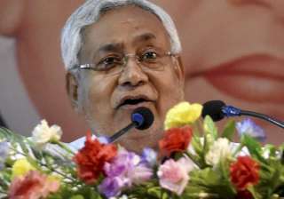 Nitish Kumar addressing a function on 126th birth... Nitish Kumar addressing a function on 126th birth...
