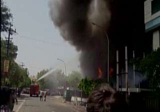 Six dead as massive fire breaks out at LED... Six dead as massive fire breaks out at LED...