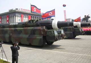 North Korea flaunts long-range missiles in... North Korea flaunts long-range missiles in...