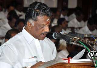 O Panneerselvam - India TV O Panneerselvam - India TV