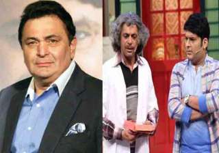 Rishi Kapoor and Sunil Grover Rishi Kapoor and Sunil Grover