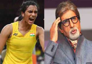 B-Town celebs congratulate P V Sindhu for making... B-Town celebs congratulate P V Sindhu for making...