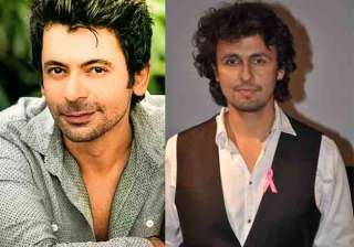 Sonu Nigam and Sunil Grover - India TV Sonu Nigam and Sunil Grover - India TV
