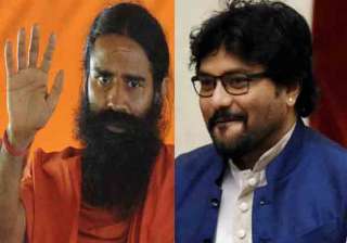 Babul Supriyo challenges Baba Ramdev for push-up... Babul Supriyo challenges Baba Ramdev for push-up...