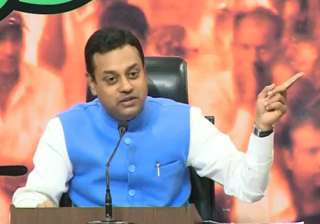 File pic of BJP spokesperson Sambit Patra -... File pic of BJP spokesperson Sambit Patra -...