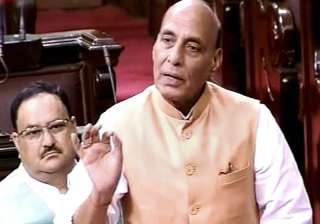 Rajnath Singh speaking in the Rajya Sabha in New... Rajnath Singh speaking in the Rajya Sabha in New...