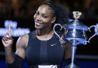 Serena Williams won the Australian Open while two... Serena Williams won the Australian Open while two...