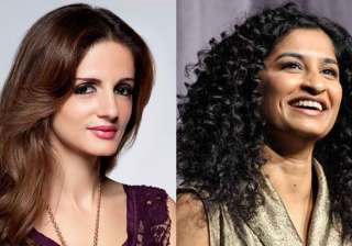 Sussanne Khan and Gauri Shinde - India TV Sussanne Khan and Gauri Shinde - India TV
