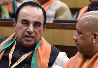 Subramanian Swamy, Yogi Adityanath - India TV Subramanian Swamy, Yogi Adityanath - India TV