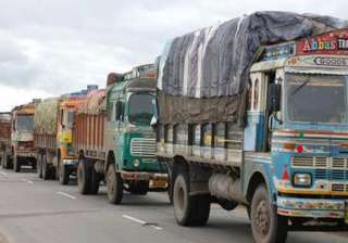 Truckers on indefinite strike against rise in... Truckers on indefinite strike against rise in...