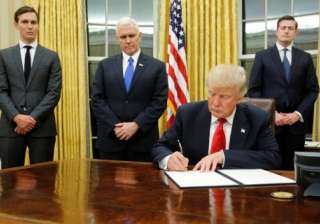 Trump to sign executive order to further tighten... Trump to sign executive order to further tighten...