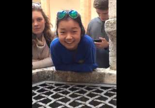 Video of 17-year-old girl singing into well is... Video of 17-year-old girl singing into well is...