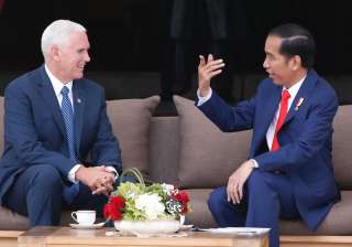 Mike Pence with Indonesian President Joko Widodo ... Mike Pence with Indonesian President Joko Widodo ...