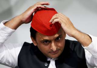 Akhilesh Yadav addressing a press conference at... Akhilesh Yadav addressing a press conference at...