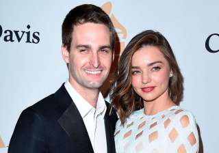 evan spiegel and miranda kerr - India TV evan spiegel and miranda kerr - India TV