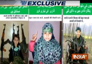 Militants using kids in Kashmir to ask youth to... Militants using kids in Kashmir to ask youth to...