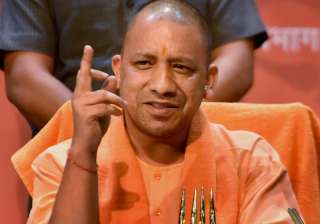 Yogi Adityanath addressing reporters at Lok... Yogi Adityanath addressing reporters at Lok...