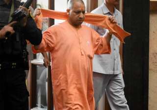 File pic - Adityanath arrives for a cabinet... File pic - Adityanath arrives for a cabinet...
