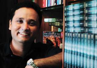 Amish Tripathi launches new book - India TV Amish Tripathi launches new book - India TV