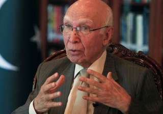 File pic of Sartaj Aziz - India TV File pic of Sartaj Aziz - India TV