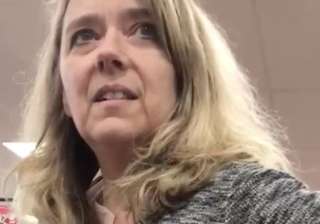 The blonde lady - India TV The blonde lady - India TV