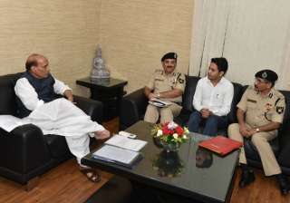 BSF exam topper with Home Minister Rajnath Singh... BSF exam topper with Home Minister Rajnath Singh...