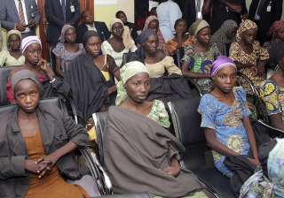 Chibok schoolgirls freed from Boko Haram in... Chibok schoolgirls freed from Boko Haram in...