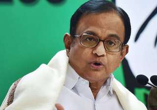 File pic of P Chidambaram - India TV File pic of P Chidambaram - India TV