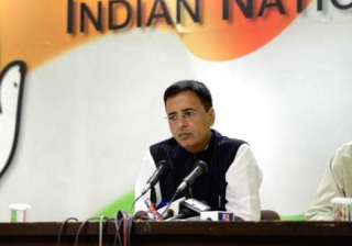 File pic - Congress leader Randeep Singh... File pic - Congress leader Randeep Singh...