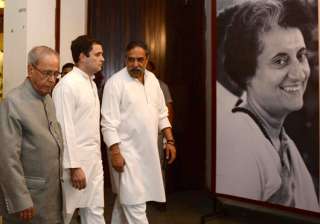 Pranab Mukherjee paid tribute to Indira Gandhi -... Pranab Mukherjee paid tribute to Indira Gandhi -...