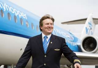 The Netherlands' King Willem-Alexander flew KLM... The Netherlands' King Willem-Alexander flew KLM...