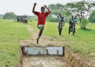 1,300 Kashmiri youths appear for Army recruitment... 1,300 Kashmiri youths appear for Army recruitment...