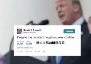 covfefe donald trump - India TV covfefe donald trump - India TV
