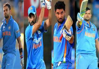 Kohli, Dhoni, Yuvraj, Raina in list of world’s... Kohli, Dhoni, Yuvraj, Raina in list of world’s...