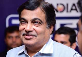 Union Minister Nitin Gadkari at India TV... Union Minister Nitin Gadkari at India TV...