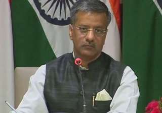 File pic of MEA spokesperson Gopal Baglay - India... File pic of MEA spokesperson Gopal Baglay - India...