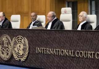 ICJ stays execution of Indian national Kulbhushan... ICJ stays execution of Indian national Kulbhushan...