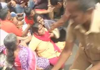 IIT-Madras students protest attack on PhD scholar... IIT-Madras students protest attack on PhD scholar...