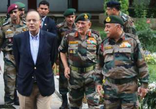 Defence Minister Arun Jaitley was on a one-day... Defence Minister Arun Jaitley was on a one-day...